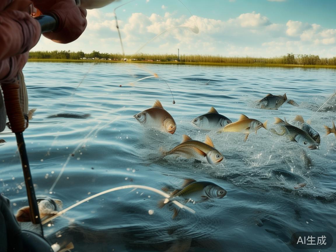 在新版本中，连续击中多条鱼可以触发连击奖励。利用鱼